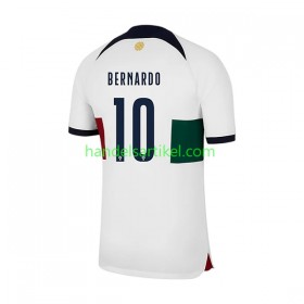 Portugal Bernardo 10 Auswärts Trikotsatz World Cup 2022 Kurzarm